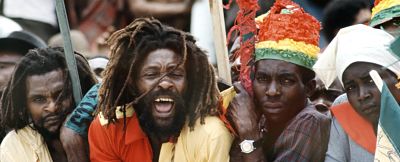 Arrival Of Haile Selassie in Jamaica